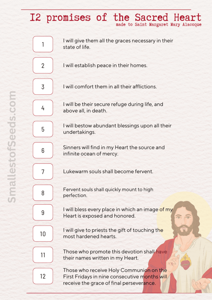 12 promises of the sacred heart